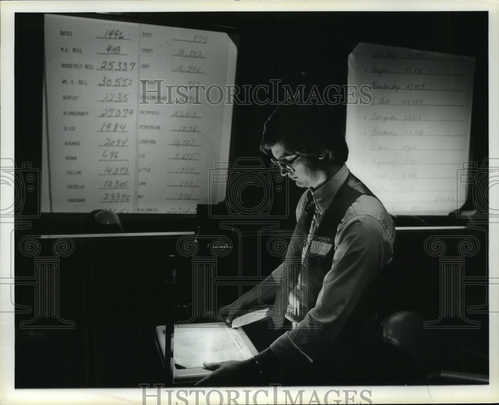 1981 Birmingham, Alabama Voting at City Hall - Historic Images