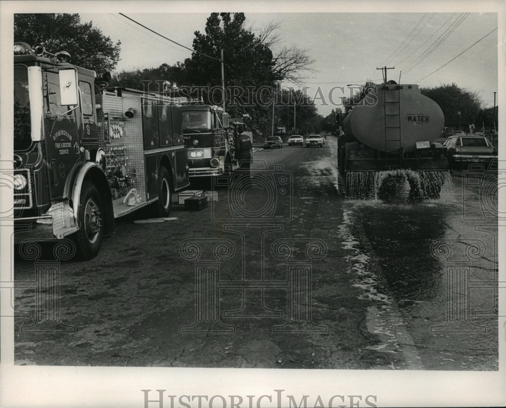 1987 Fire Department Cleans Chemical Spill, Birmingham, Alabama - Historic Images