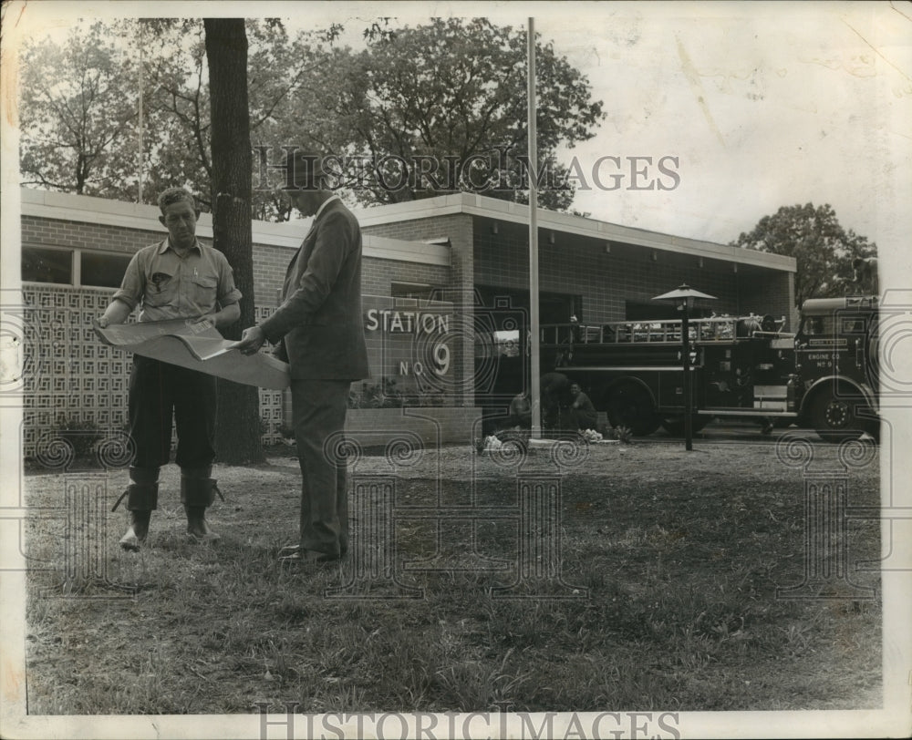1962 Press Photo Norwood Fire Station, Birmingham, Alabama - abna23533 - Historic Images