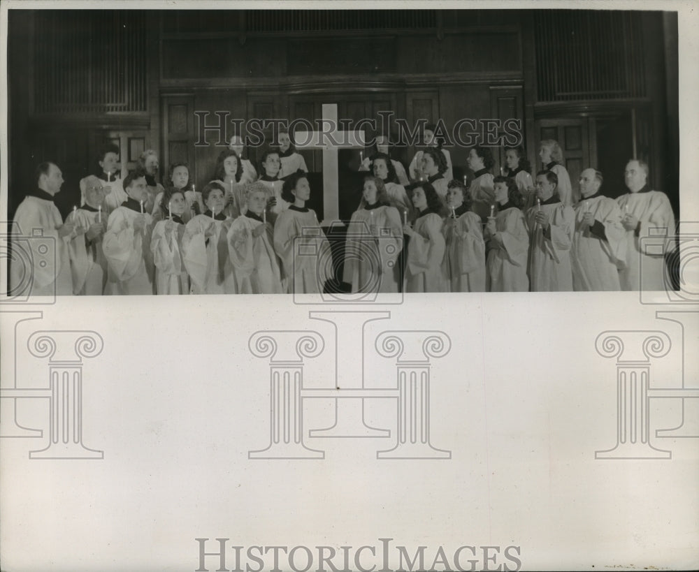 Press Photo Birmingham, Alabama Woodlawn Methodist Church Choir - abna23605 - Historic Images