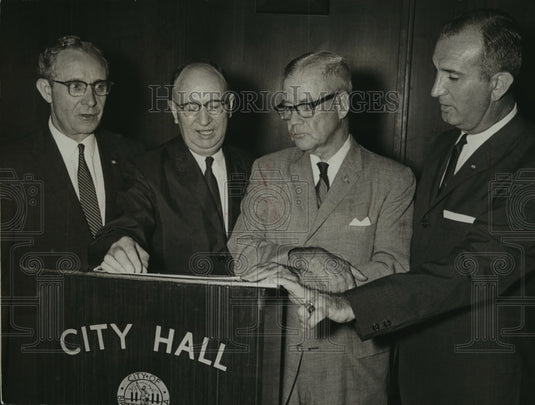 1993 Birmingham, Community Affairs Committee Members at City Hall - Historic Images