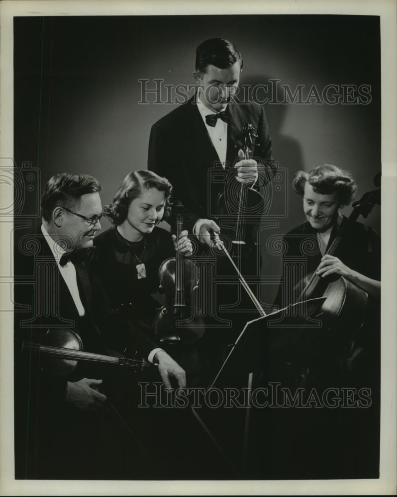 1950 University of Alabama String Quartet - Historic Images