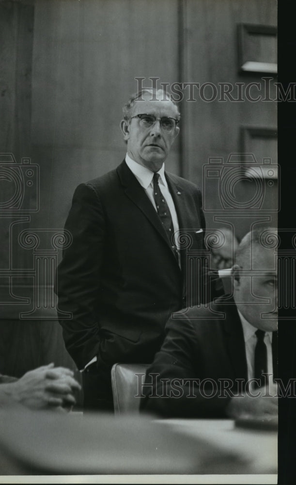 1963 Press Photo Birmingham, Alabama City Council Budget Hearing Meeting - Historic Images