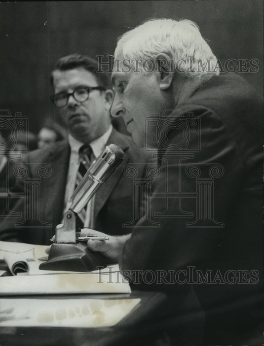 1970 Press Photo Birmingham, Alabama City Council, Mayor Seibels, B. M. Winstead - Historic Images