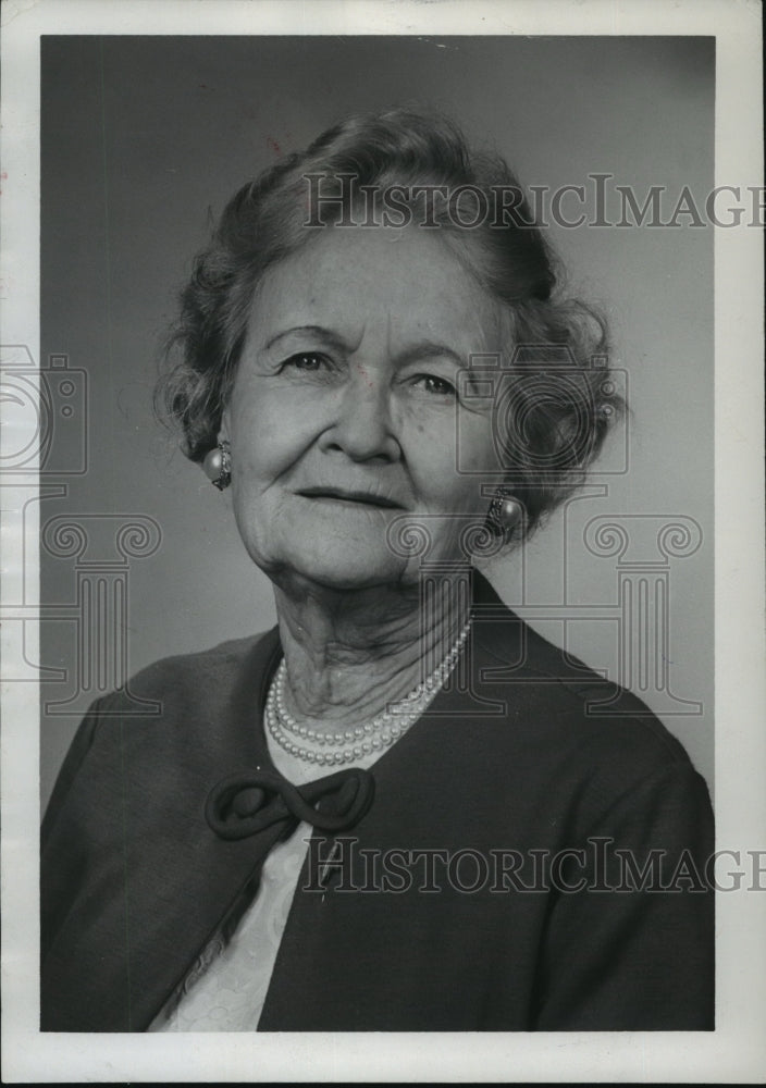 1964 Press Photo Mrs. Minnie McNeil Carr Converse College Honoree, Alabama - Historic Images