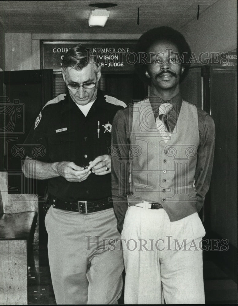 1981 Bobby Carter is Escorted From Courtroom After Verdict, Alabama - Historic Images