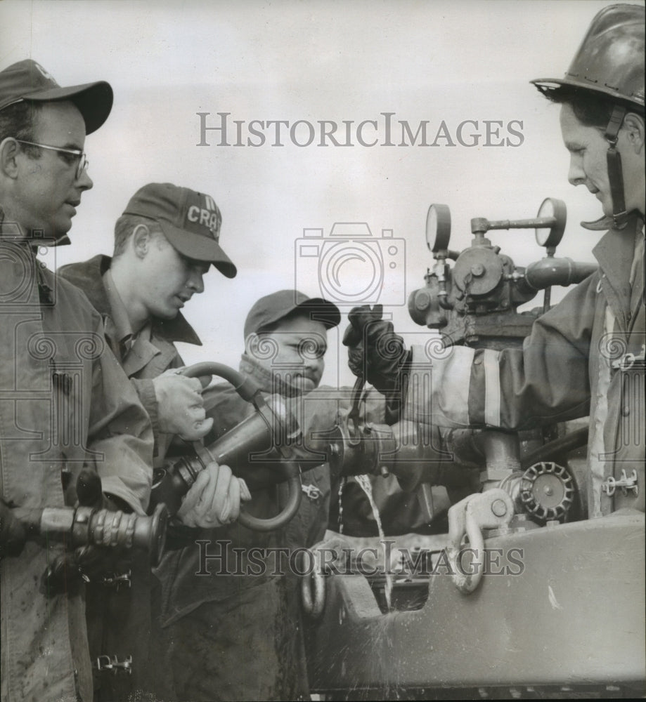 1962 Press Photo Staff Sergeant J. O. Young, Alabama Air National Guard, Others - Historic Images