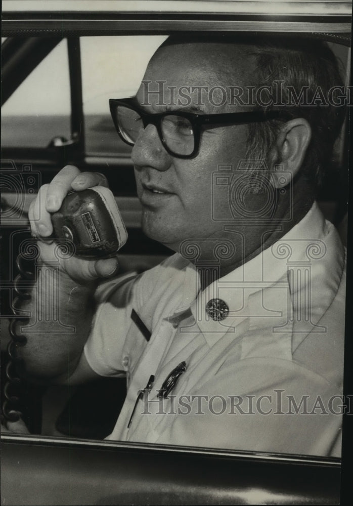 1973 New Fairfield Fire Chief Charley Carnes, acting chief - Historic Images