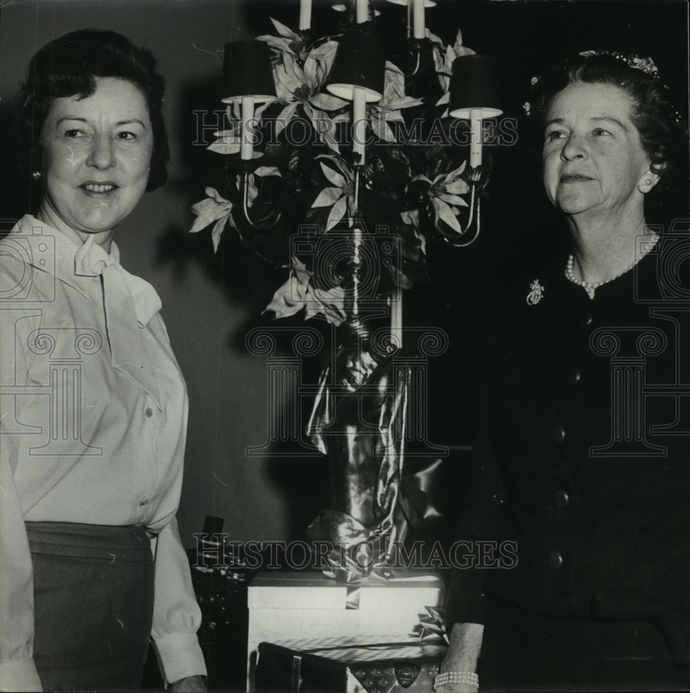 1965, Mrs. George Clark and Mrs. Frank Bromberg, Wives of DAC Members - Historic Images