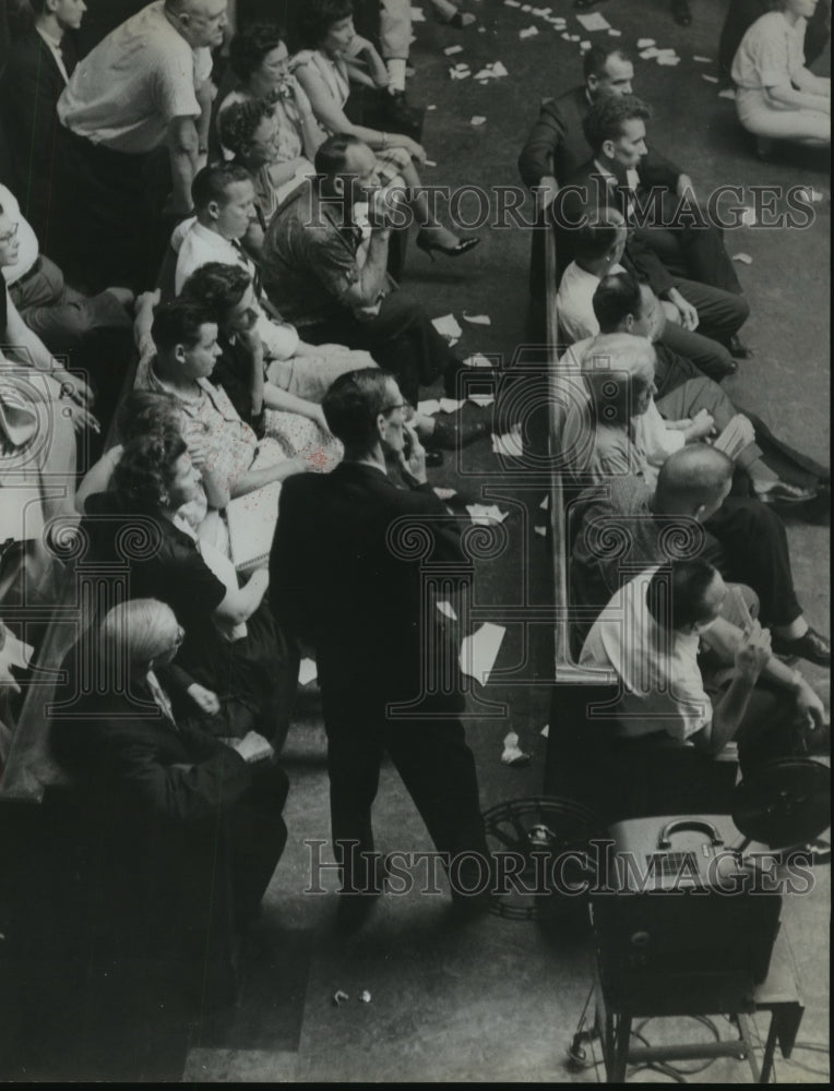 1963 Press Photo Crowd attends Birmingham Community Affairs Committee meeting - Historic Images