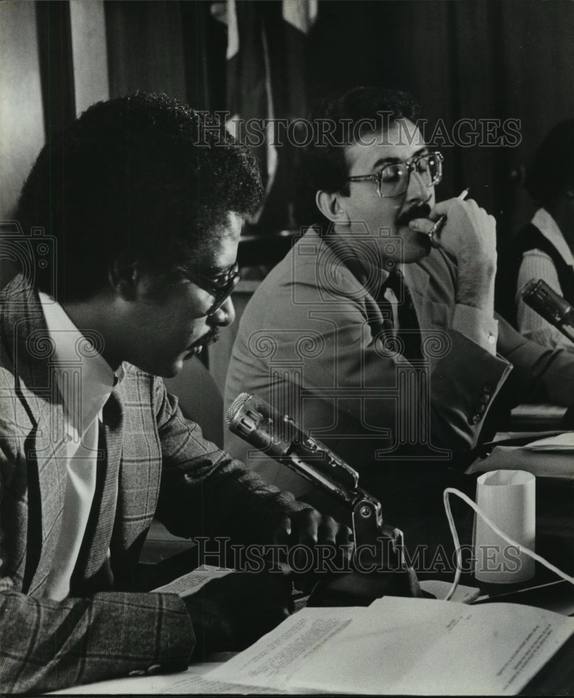 1986 William Bell, John Katapodis, Birmingham City Council, Alabama - Historic Images