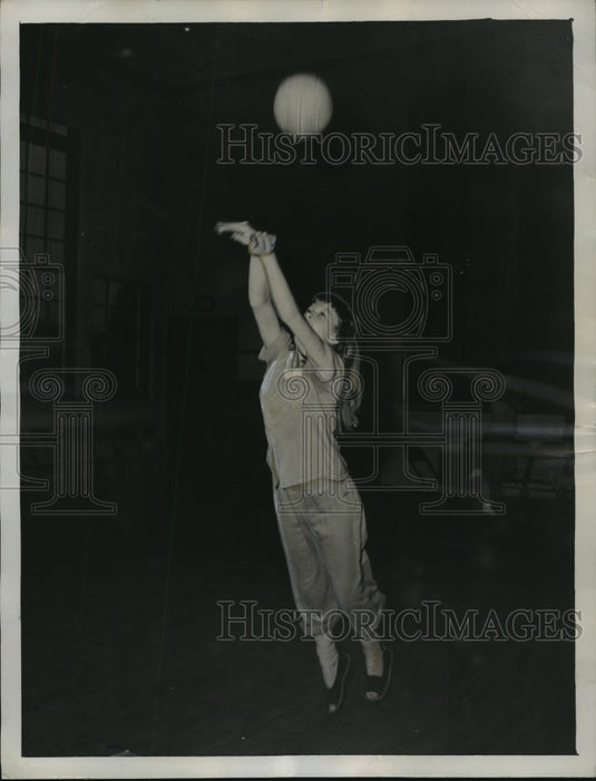 1949, Volleyball at Girls Industrial School Chalkville Alabama - Historic Images