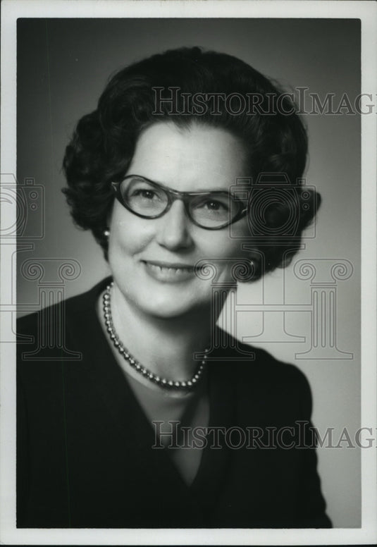 1971, Mrs. Joseph Canary, Catholic Women's President - abna24234 - Historic Images