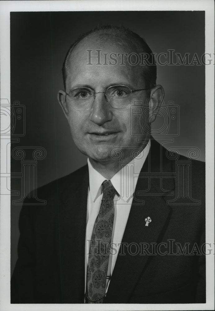 1966 Press Photo Clyde H. Cantrell, Director of Libraries, Auburn University - Historic Images