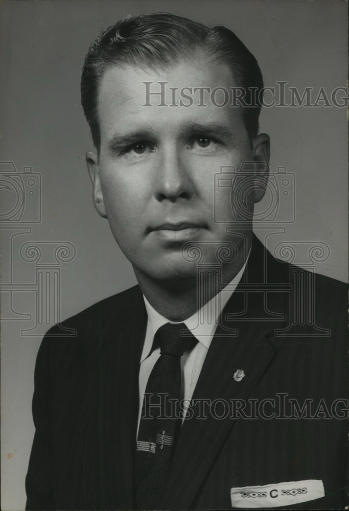1962 Press Photo Representative John L. Cates, Colombiana, Alabama - abna24269 - Historic Images