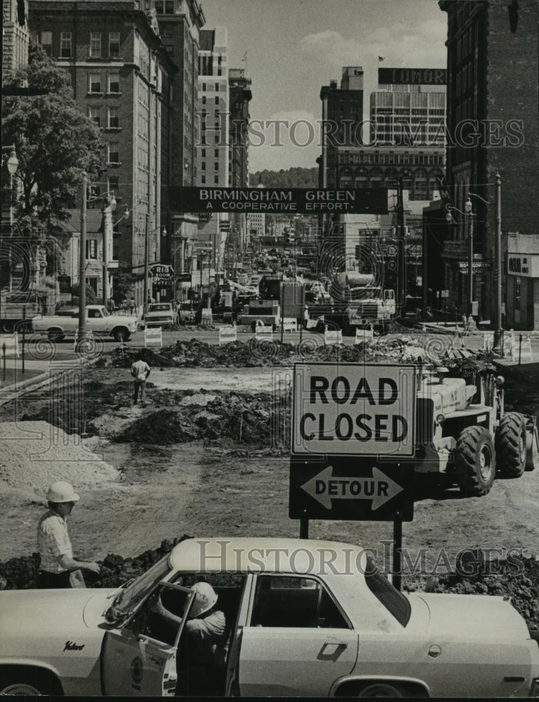 1972, Construction in Downtown Birmingham, Alabama - abna24297 - Historic Images