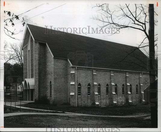1969 Press Photo Wilson Chapel Methodist Church's new sanctuary, Birmingham - Historic Images