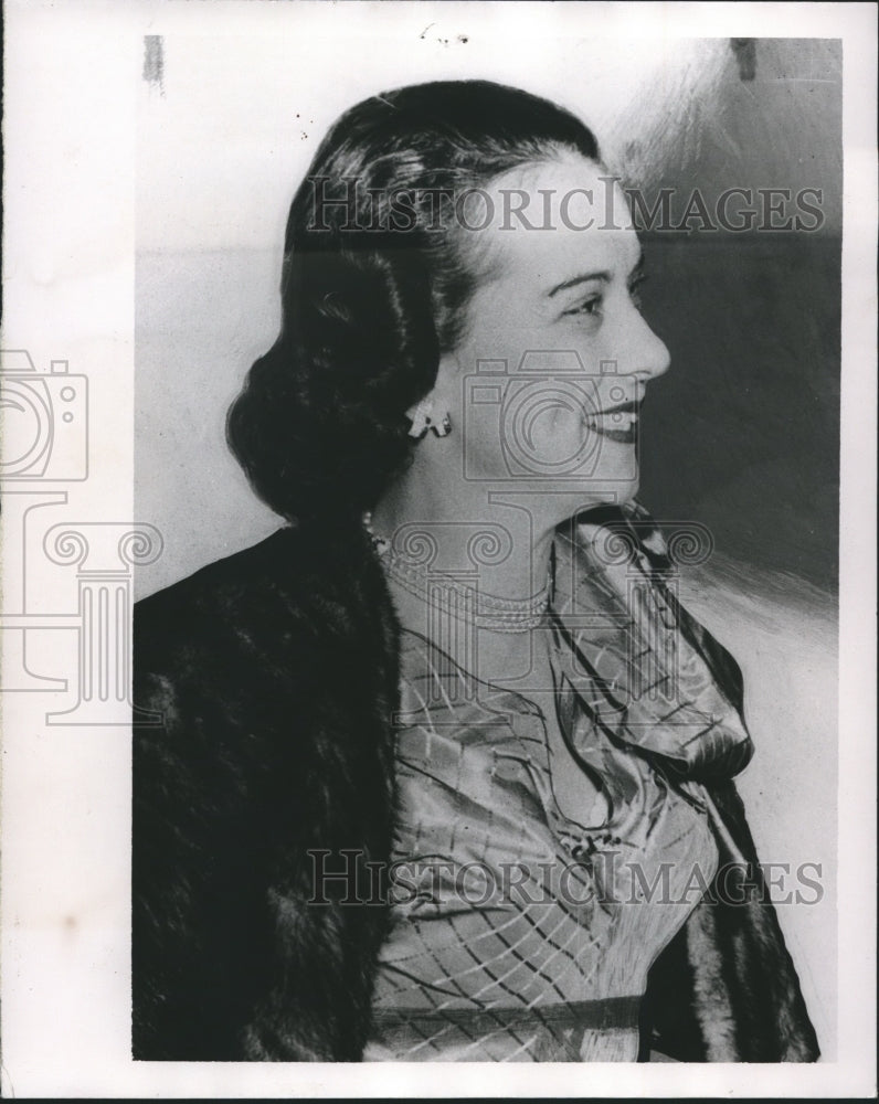 1952 Press Photo Mrs. Dorothy Vredenburgh Sec'y National Democratic Committee - Historic Images