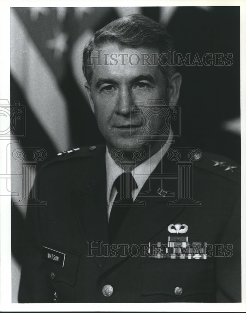 1989 Commanding General Gerald Watson assumed command July 25 1985 - Historic Images