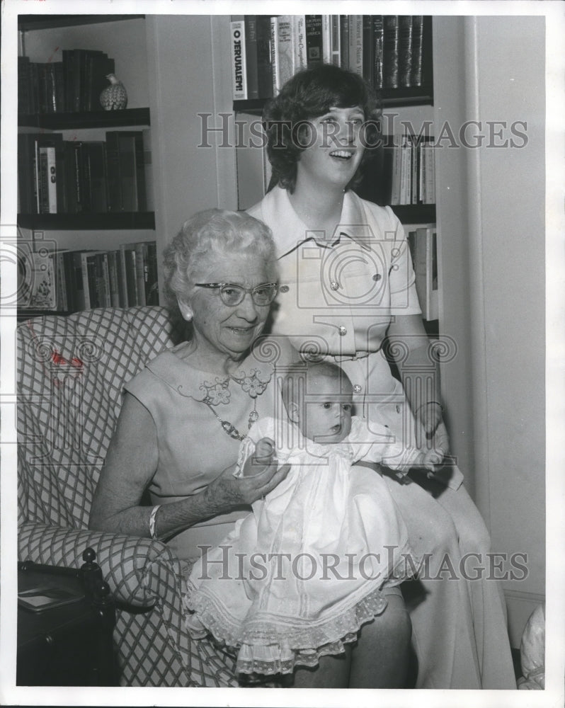 1974, Three Generations of Barries Sitting Together - abna24524 - Historic Images