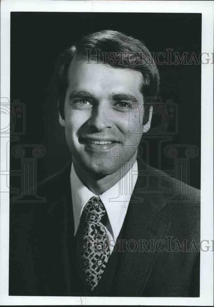 1975 Press Photo Davis A. Barnhill, First Alabama Bank of Birmingham - abna24528 - Historic Images