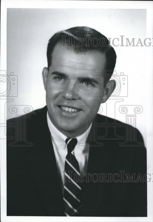 1968 Press Photo Donald E. Boomershine, Birmingham Trust National Bank - Historic Images
