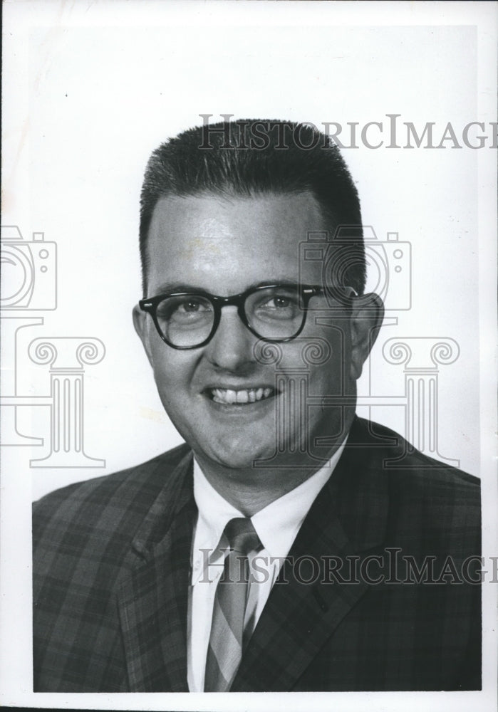 1968 Press Photo R.O. Davidson, First National Bank of Birmingham - abna24594 - Historic Images