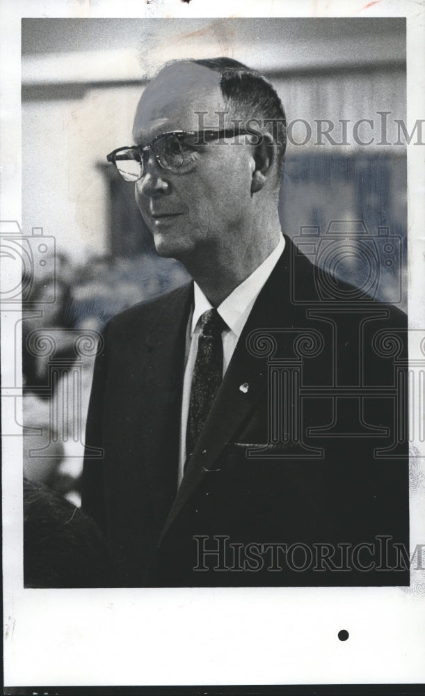 1968 Press Photo Kenneth Daniel, President, American Cast Iron Pipe Co., Alabama - Historic Images