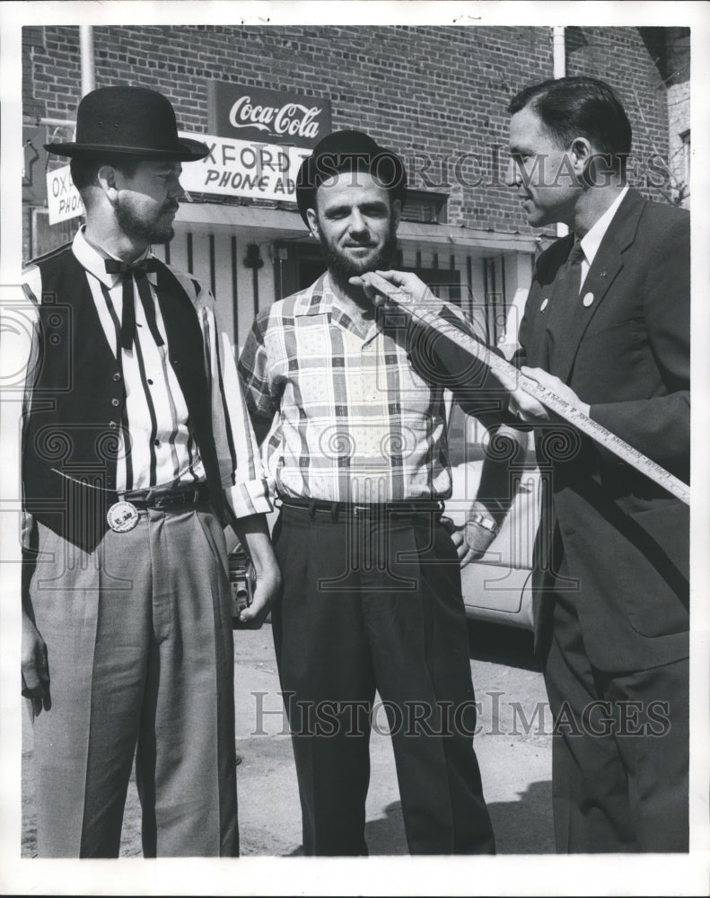 1958, Laurie Battle campaigns in front of store - abna24792 - Historic Images