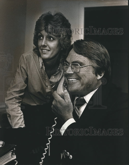 1983, Ken Trucks, Alabama Politician, and Wife Jan - abna24830 - Historic Images