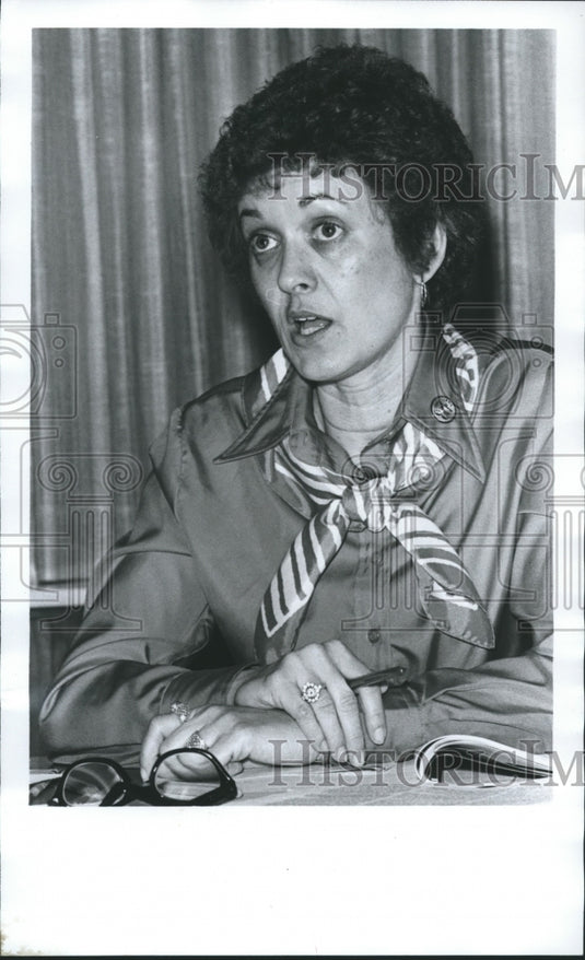 1978, Betty Collins, member of Birmingham City Board of Education, AL - Historic Images