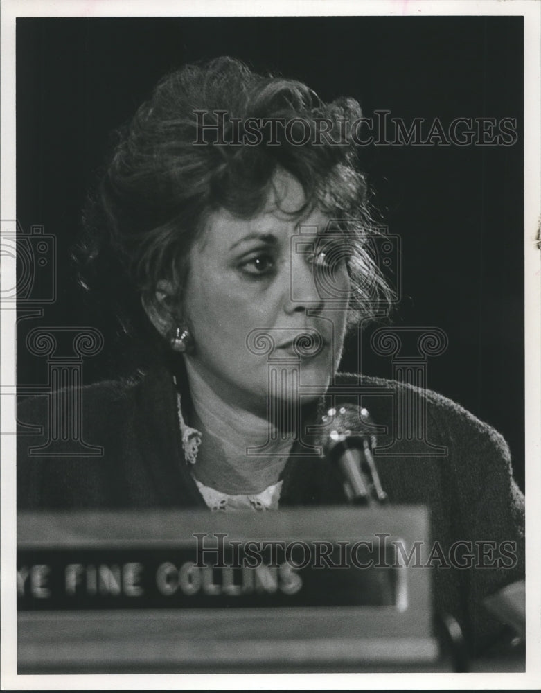 1987 Press Photo Betty Collins, Birmingham City Council, Alabama - abna24902 - Historic Images