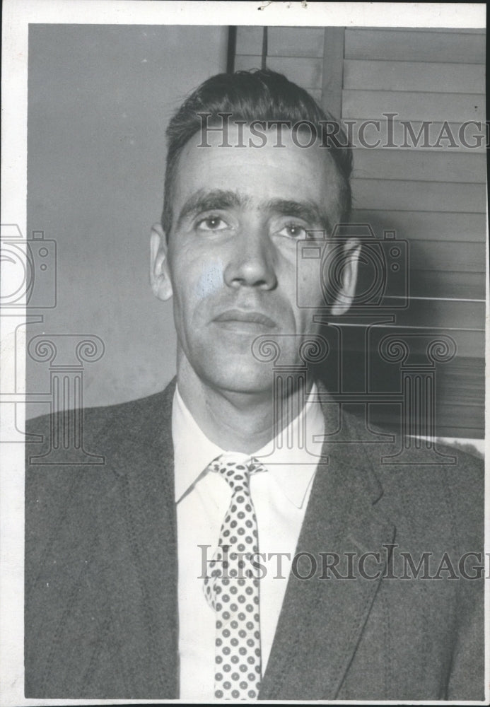 1960 Press Photo Gerald Colvin, Walker County Judge, Alabama - abna24913 - Historic Images