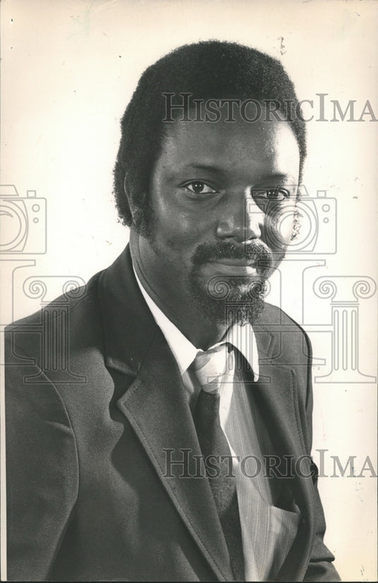 1983, William Washington, political candidate - abna24935 - Historic Images
