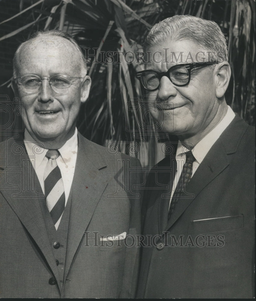 1961 Press Photo James B. Clow and Sons Directors John Madden, Warren Whitney-Historic Images
