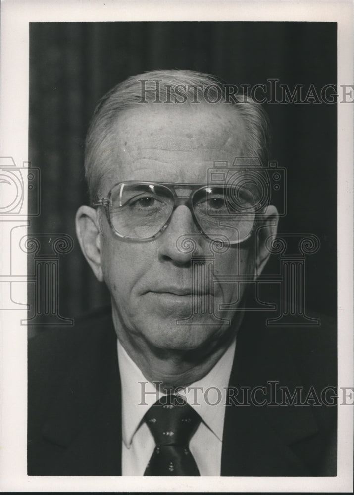 1985, Clarence D. Colee, General Manager of Water Works of Birmingham - Historic Images