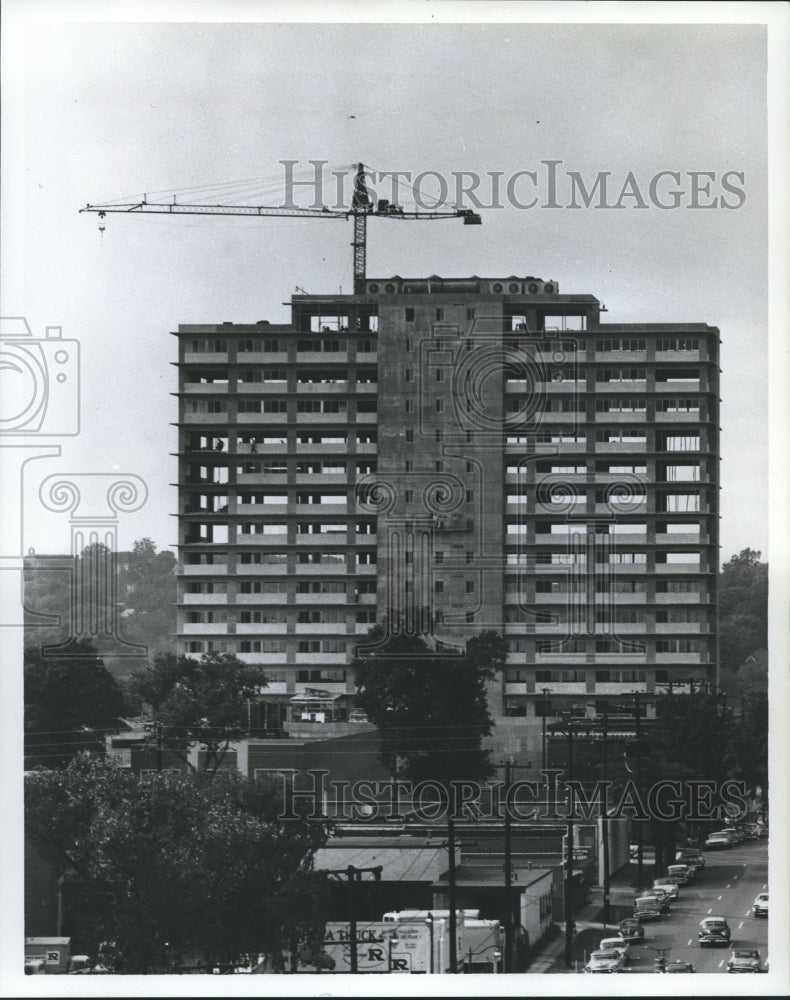 1963 Press Photo Birmingham, Alabama Buildings: Internal Revenue Construction - Historic Images