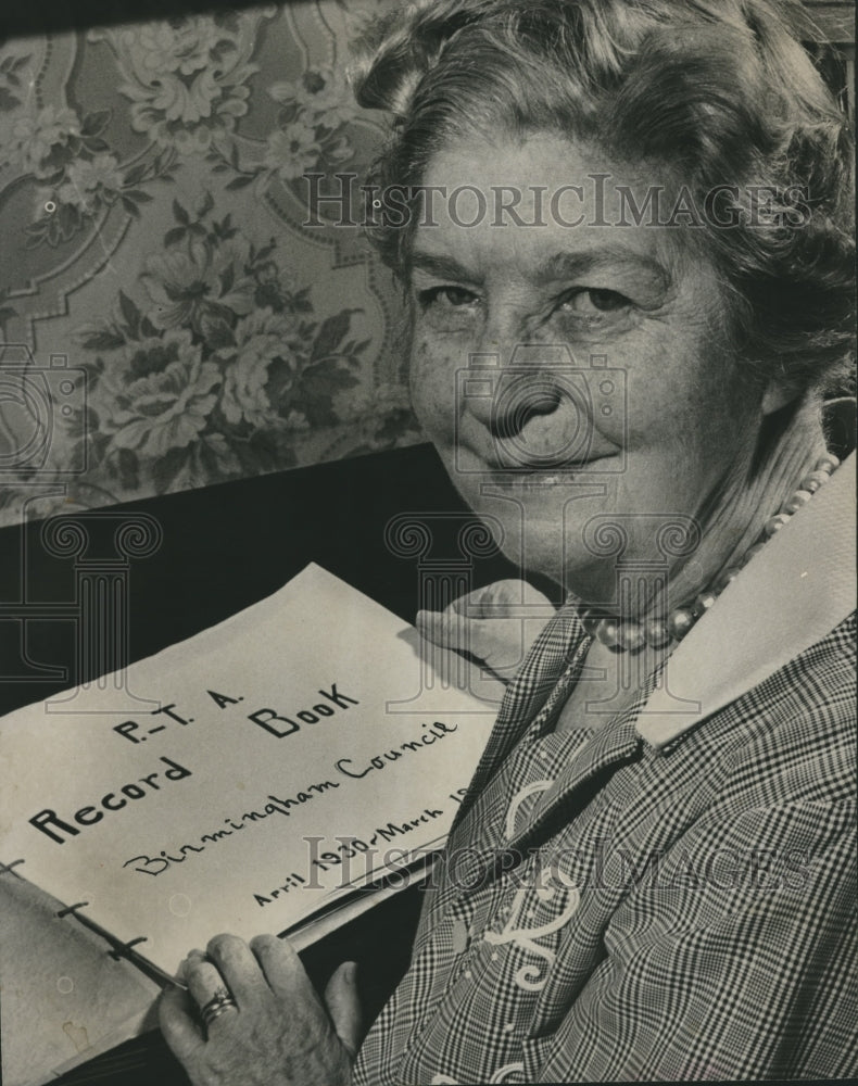 1959 Press Photo Mrs. Miles A. Copeland, First President, Birmingham PTA Council - Historic Images