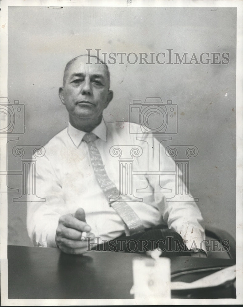 1960 Press Photo J. E. Corbin, probate judge of Marshall County, Alabama - Historic Images