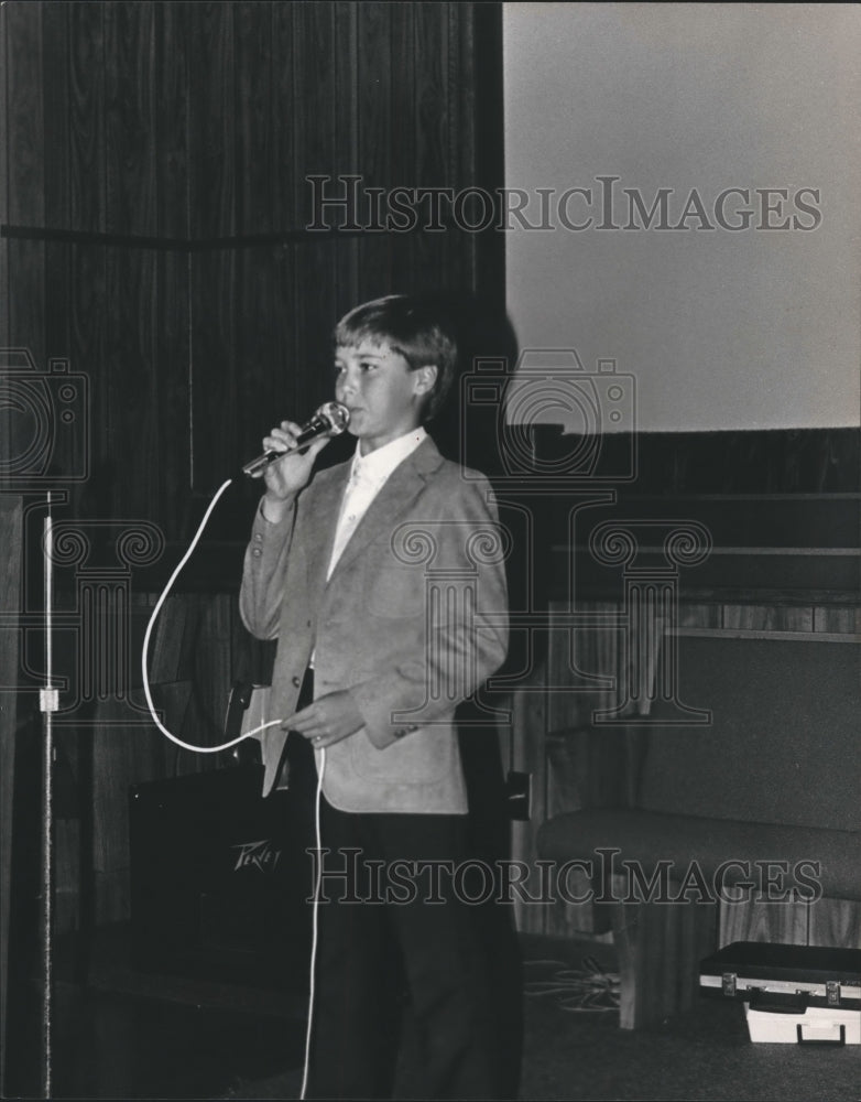 1982, Gospel Singer Brad Cotter, Entertainer - abna25179 - Historic Images