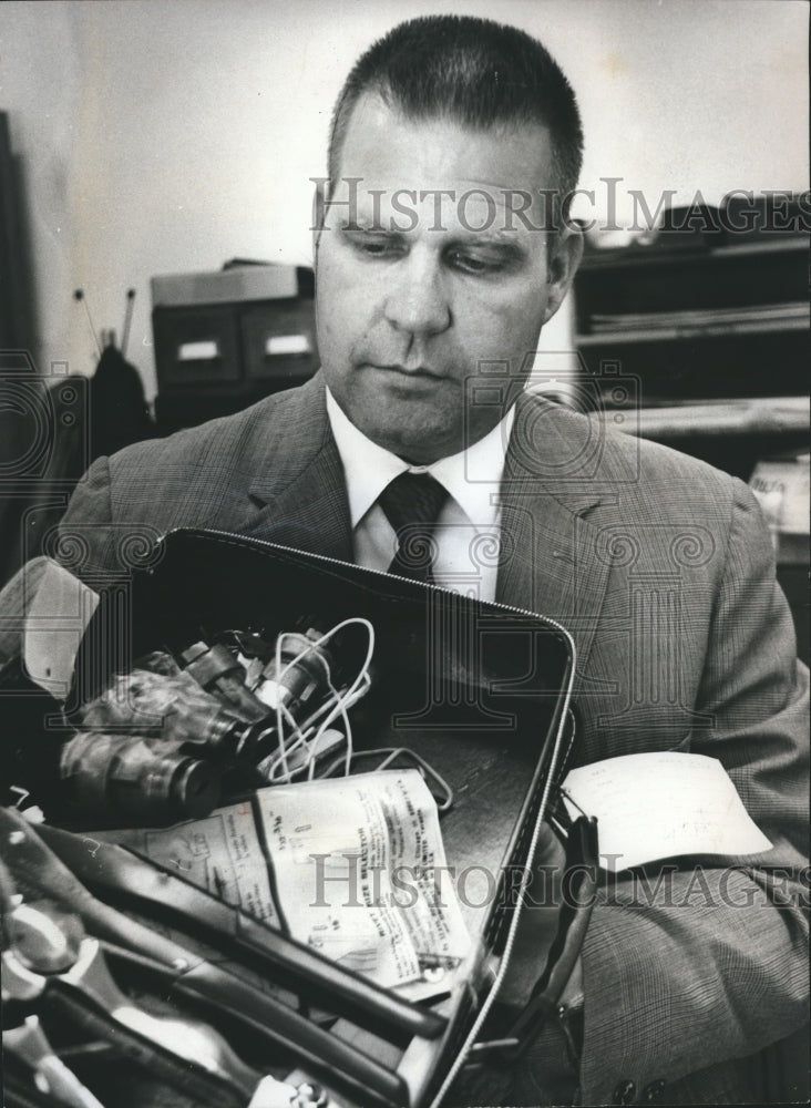 1974, Lieutenant B. J. Danner, Detective with Birmingham Police - Historic Images