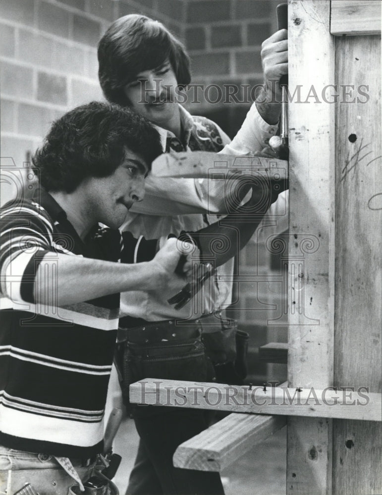 1979, Comprehensive Employment & training act, carpenter class, AL - Historic Images
