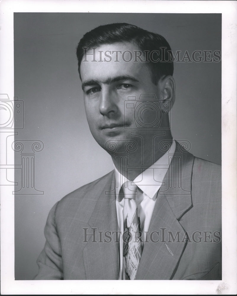 1959 Press Photo Assistant Special Agent John J. Coneys, FBI Birmingham office - Historic Images