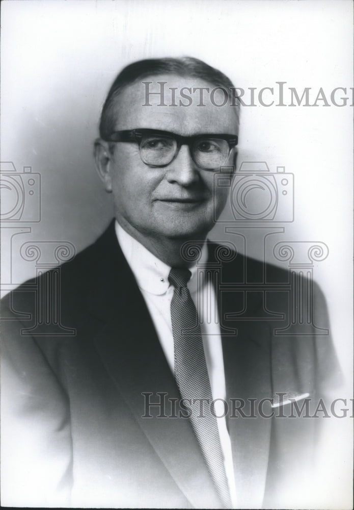 1964 Press Photo Dr. Houston Cole, President Jacksonville State College, Alabama - Historic Images