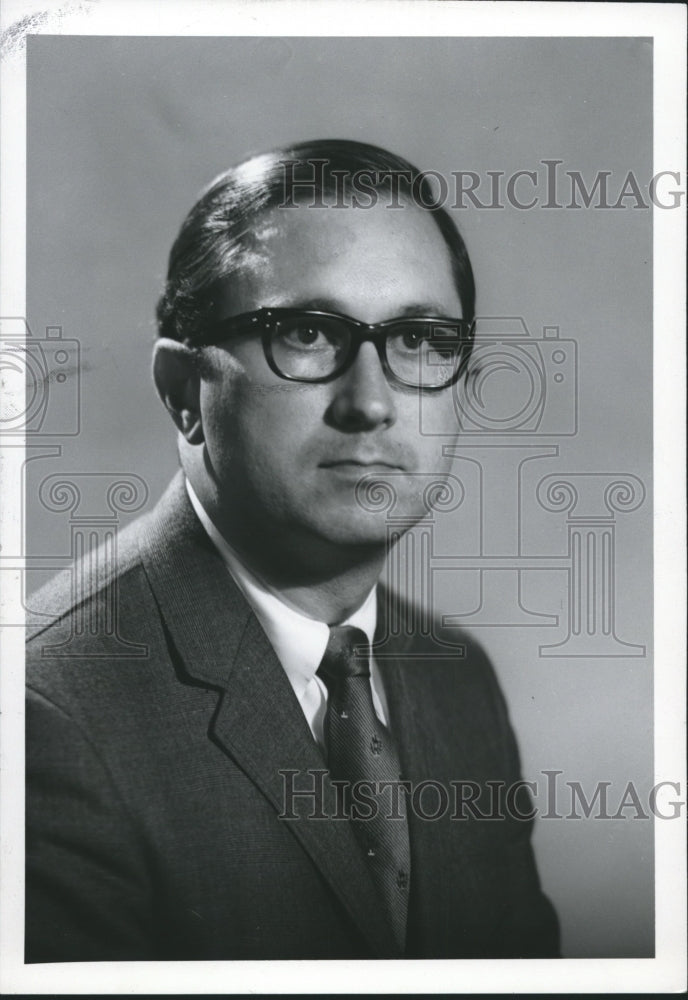 1970 Press Photo W. Ralph Cook, Sr. Vice Pres., Birmingham Trust National Bank - Historic Images