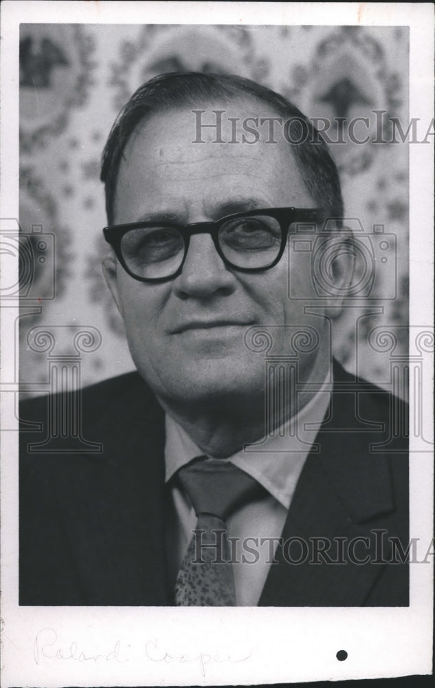 1970 Press Photo Alabama State Senator Roland Cooper of Wilcox County - Historic Images