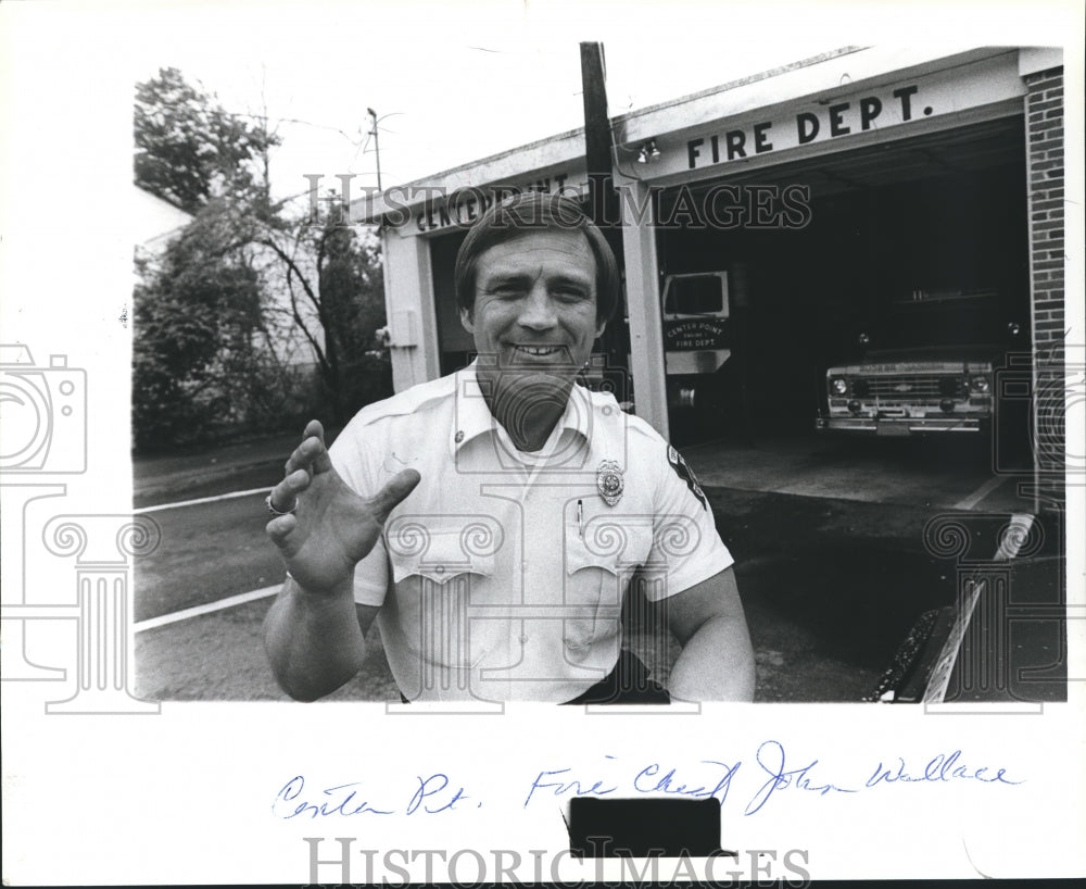 1979, Center Point fire Chief J. W. Wallace - abna25468 - Historic Images
