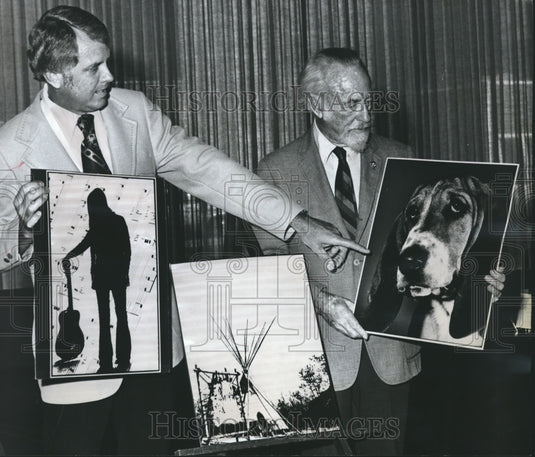 1974 Press Photo Alabama State Fair - James Larkin and Ed Willis Barnett - Historic Images