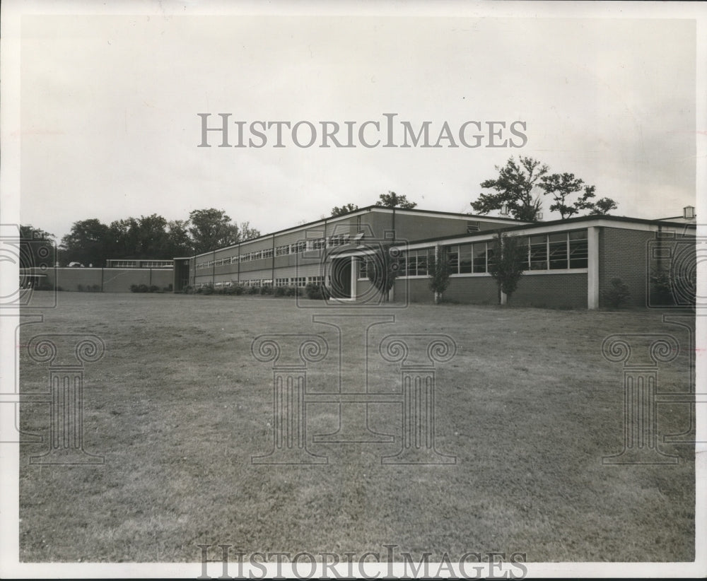 1958 Press Photo Junior High School in Bessemer, Alabama - abna25568 - Historic Images