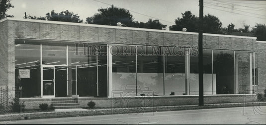 1961 Press Photo Church and Stagg Office Supply Compnay in Birmingham- Historic Images
